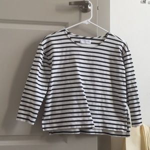 Everlane 100% Cotton stripped Tee Size XS Fits 0-2